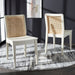 SAFAVIEH Lurline Coastal Rattan Dining Chair (Set of 2) - 18.9" W x 22.3" L x 33.9" H - 19Wx22Dx34H