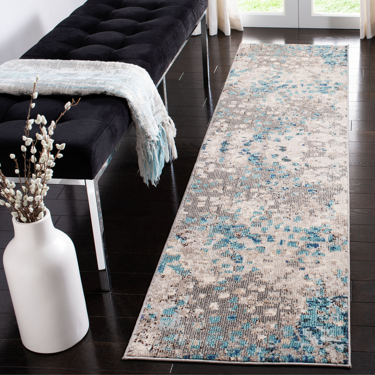 SAFAVIEH Madison Cherie Modern Abstract Watercolor Rug