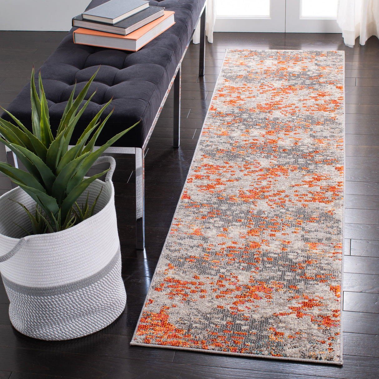 SAFAVIEH Madison Cherie Modern Abstract Watercolor Rug