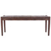 SAFAVIEH Mahalia Bandelier Wood & Leather Bench - 47" W x 16" D x 19" H - 47Wx16Dx19H