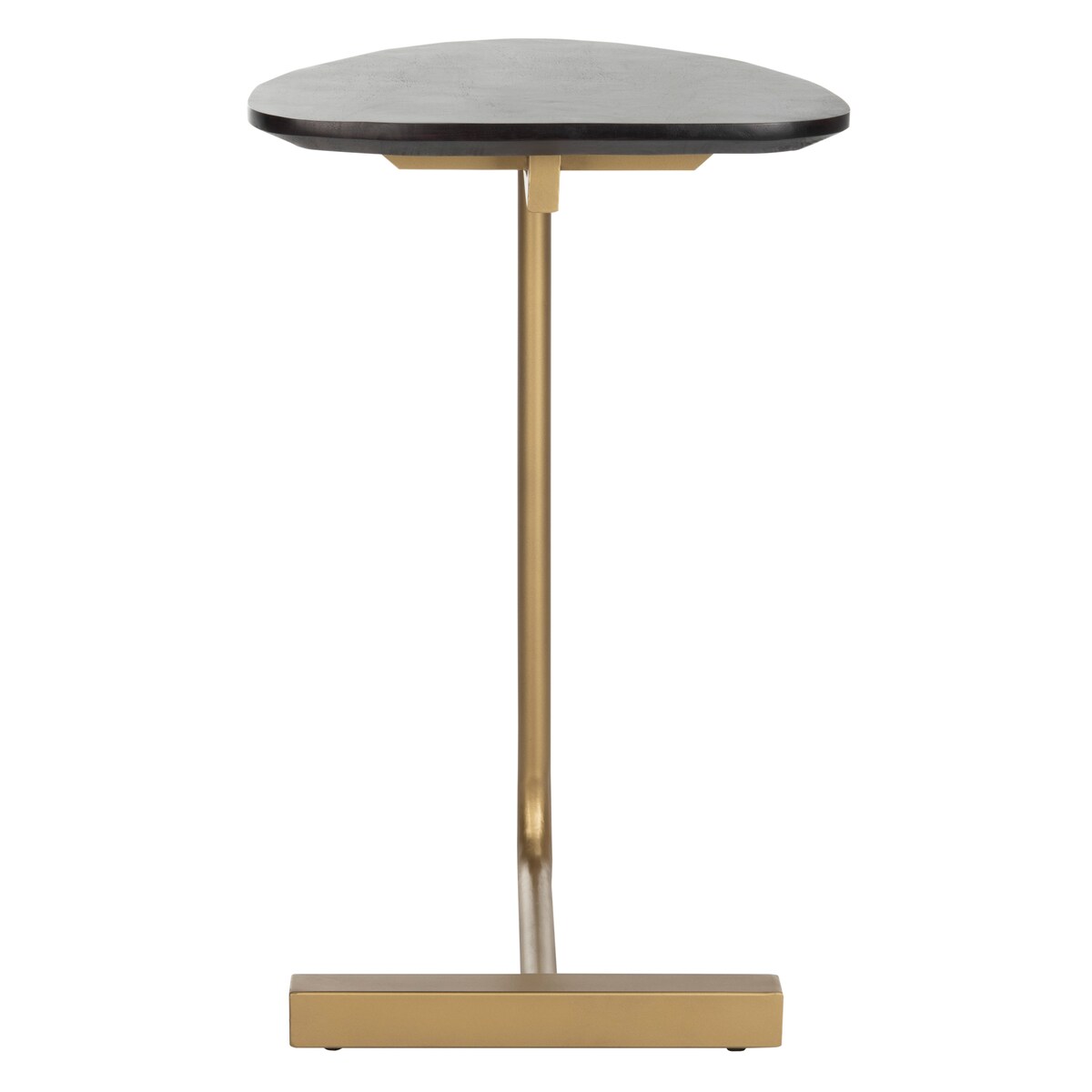 SAFAVIEH Marjorie C-Table-Black / Gold - 19" x 15" x 25" - 19Wx15Dx25H
