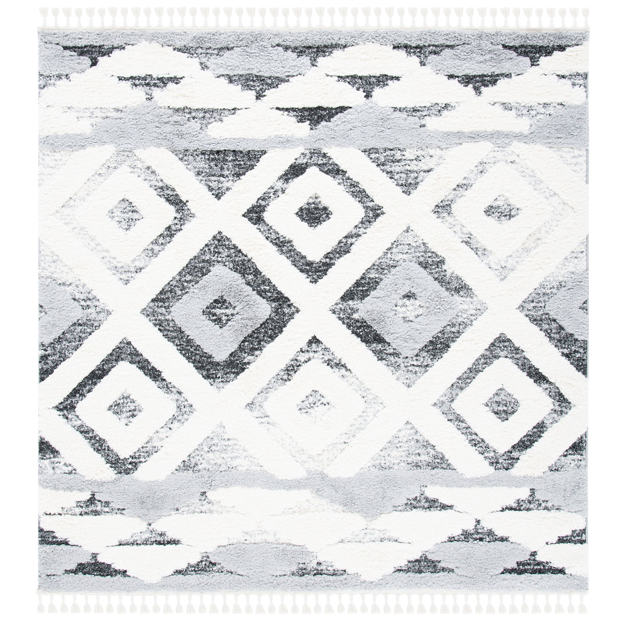 SAFAVIEH Moroccan Tassel Shag Tomasa 2-inch Thick Rug