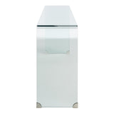 SAFAVIEH Nanna Tempered Glass Console Table - 53 In. W x 14 In. D x 30 In. H - 53Wx14Dx30H
