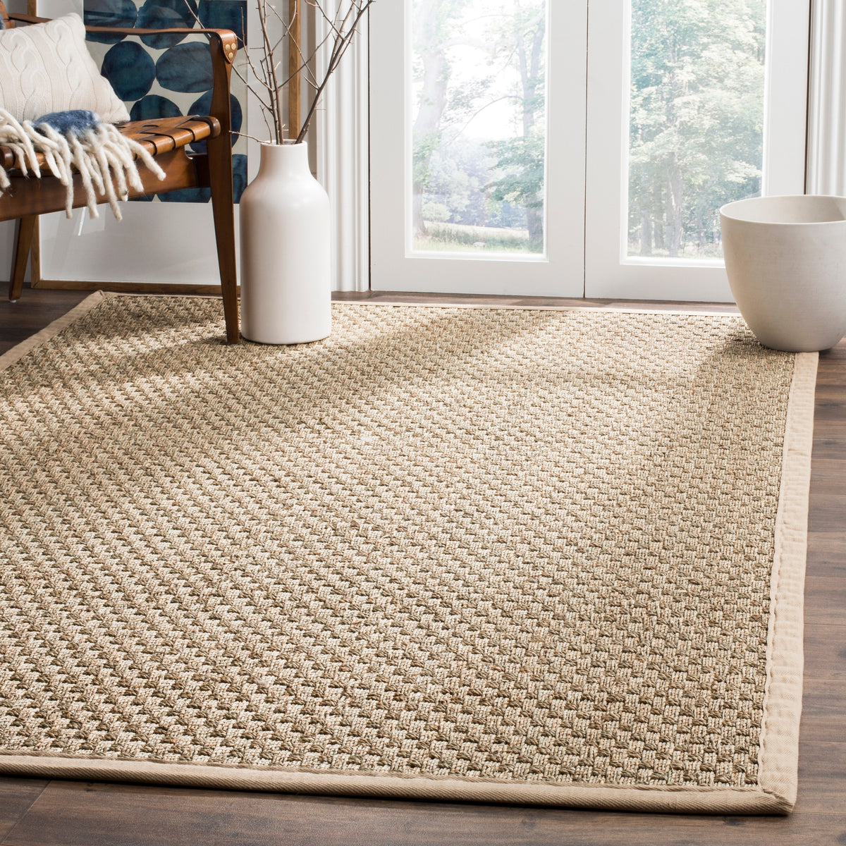 8'x10' SAFAVIEH Natural Fiber Zymryd Basketweave Seagrass Rug