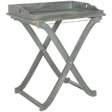 SAFAVIEH Outdoor Anastasiia Acacia Wood Folding Tray Table - 19Wx27Dx32H