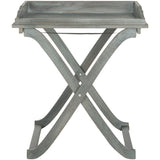 SAFAVIEH Outdoor Anastasiia Acacia Wood Folding Tray Table - 19Wx27Dx32H