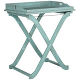 SAFAVIEH Outdoor Anastasiia Acacia Wood Folding Tray Table - 19Wx27Dx32H