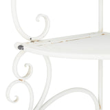 SAFAVIEH Outdoor Cielo 60" 4-Tier Corner Shelf - 13" W x 13" D x 60" H - 13Wx13Dx60H