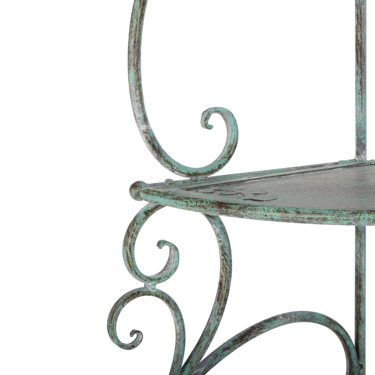 SAFAVIEH Outdoor Cielo 60" 4-Tier Corner Shelf - 13" W x 13" D x 60" H - 13Wx13Dx60H