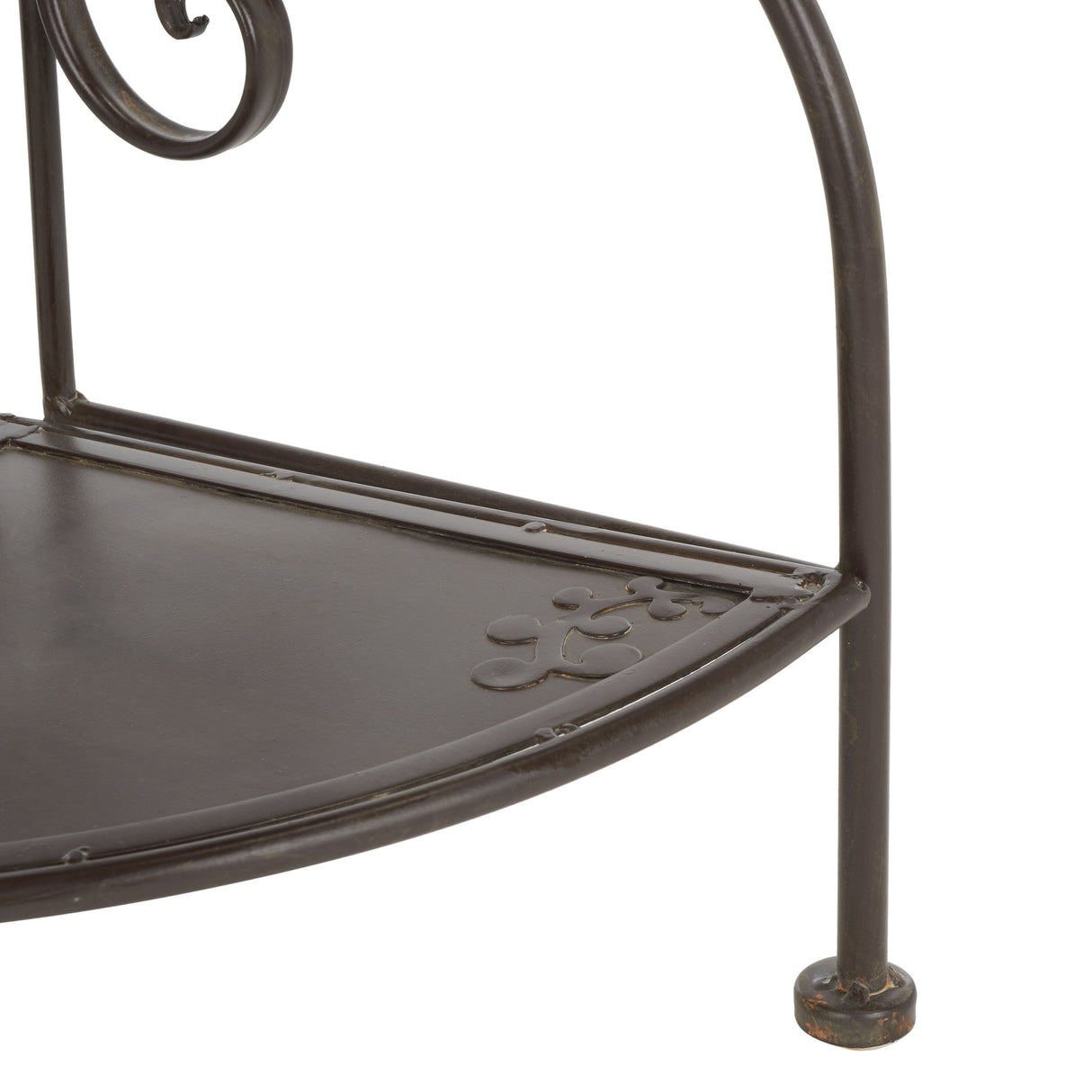 SAFAVIEH Outdoor Cielo 60" 4-Tier Corner Shelf - 13" W x 13" D x 60" H - 13Wx13Dx60H