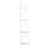 SAFAVIEH Outdoor Cielo 60" 4-Tier Corner Shelf - 13" W x 13" D x 60" H - 13Wx13Dx60H