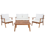 SAFAVIEH Outdoor Kimiyo 4-Piece Outdoor Set