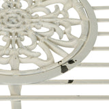SAFAVIEH Outdoor Nyasia Victorian Scroll Iron 4-Piece Patio Set - 45W x 39D x 22H