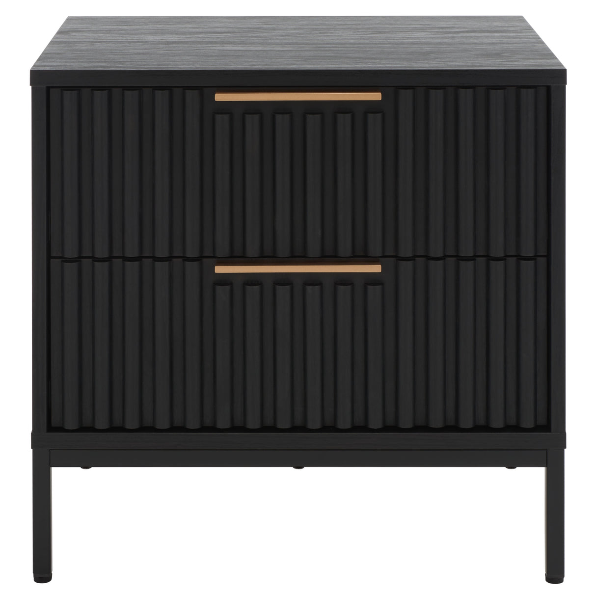 SAFAVIEH Raita 2-Drawer Nightstand Bedside Accent Table