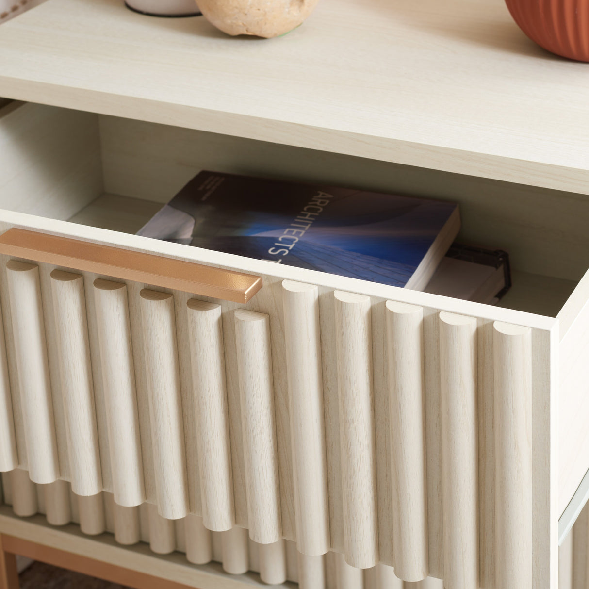 SAFAVIEH Raita 2-Drawer Nightstand Bedside Accent Table