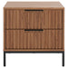 SAFAVIEH Raita 2-Drawer Nightstand Bedside Accent Table