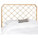 SAFAVIEH Ruthanne Gold Metal Mesh Headboard