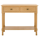 SAFAVIEH Salina 2-Drawer Console Table - 35.5" W x 13" L x 29.5" H - 36Wx13Dx30H