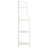 SAFAVIEH Shyla Victorian Wrought Iron 4-Tier Outdoor Corner Shelf - 14 In. W x 14 In. D x 60 In. H - 14Wx14Dx60H