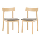 SAFAVIEH Signe Retro Dining Chair (Set of 2) - 18.7" x 18.9" x 31.9" - 19Wx19Dx32H