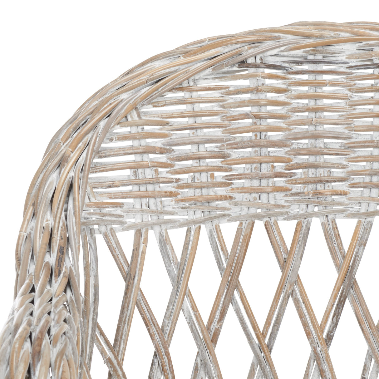 SAFAVIEH Spyrini Natural Rattan Club Chair - 25.5" x 26.5" x 35.5" - 26Wx27Dx36H