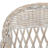 SAFAVIEH Spyrini Natural Rattan Club Chair - 25.5" x 26.5" x 35.5" - 26Wx27Dx36H