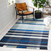 SAFAVIEH Striped Kilim Irsila Wool Fringe Rug