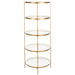 SAFAVIEH Syble Round 5-Tier Etagere - 20" x 20" x 53" - 20Wx20Dx53H