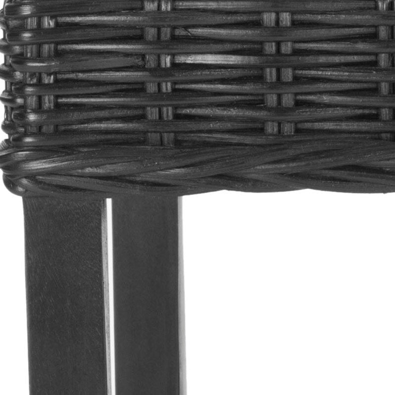 SAFAVIEH Tana -30 Inch Thomas Indoor Wicker Brown Bar Stool - 17.7" x 17.7" x 37.4" - 18Wx18Dx37H