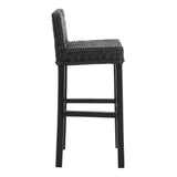 SAFAVIEH Tana -30 Inch Thomas Indoor Wicker Brown Bar Stool - 17.7" x 17.7" x 37.4" - 18Wx18Dx37H