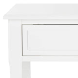 SAFAVIEH Terri Two Drawer White Nightstand