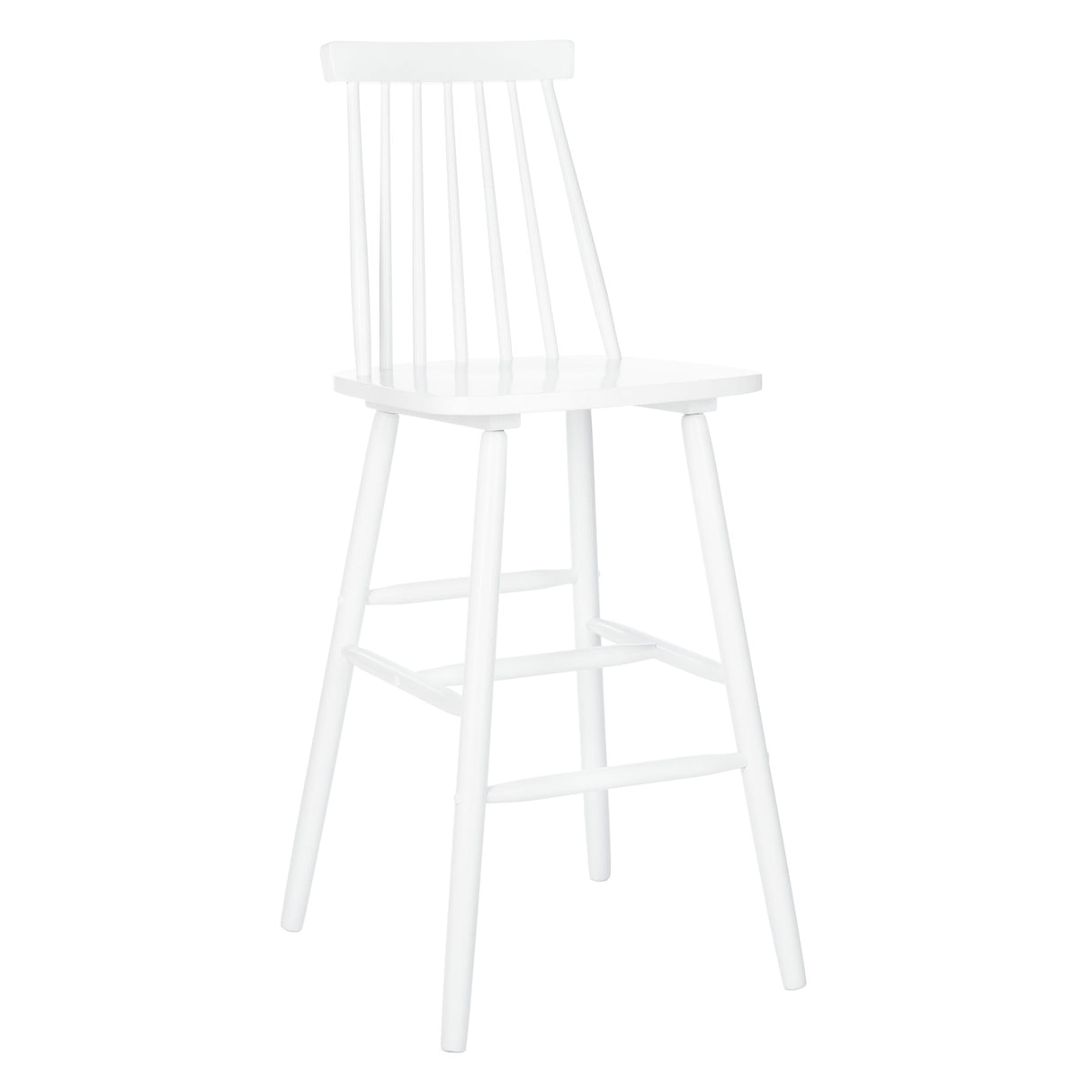 SAFAVIEH Texie 30-In. Spindle Farmhouse Bar Stool (Set of 2) - 19.3" x 20.9" x 44.2" - 19Wx21Dx45H