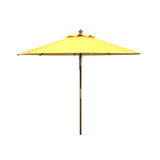 SAFAVIEH Zlatana 9 Ft Wooden Outdoor Umbrella