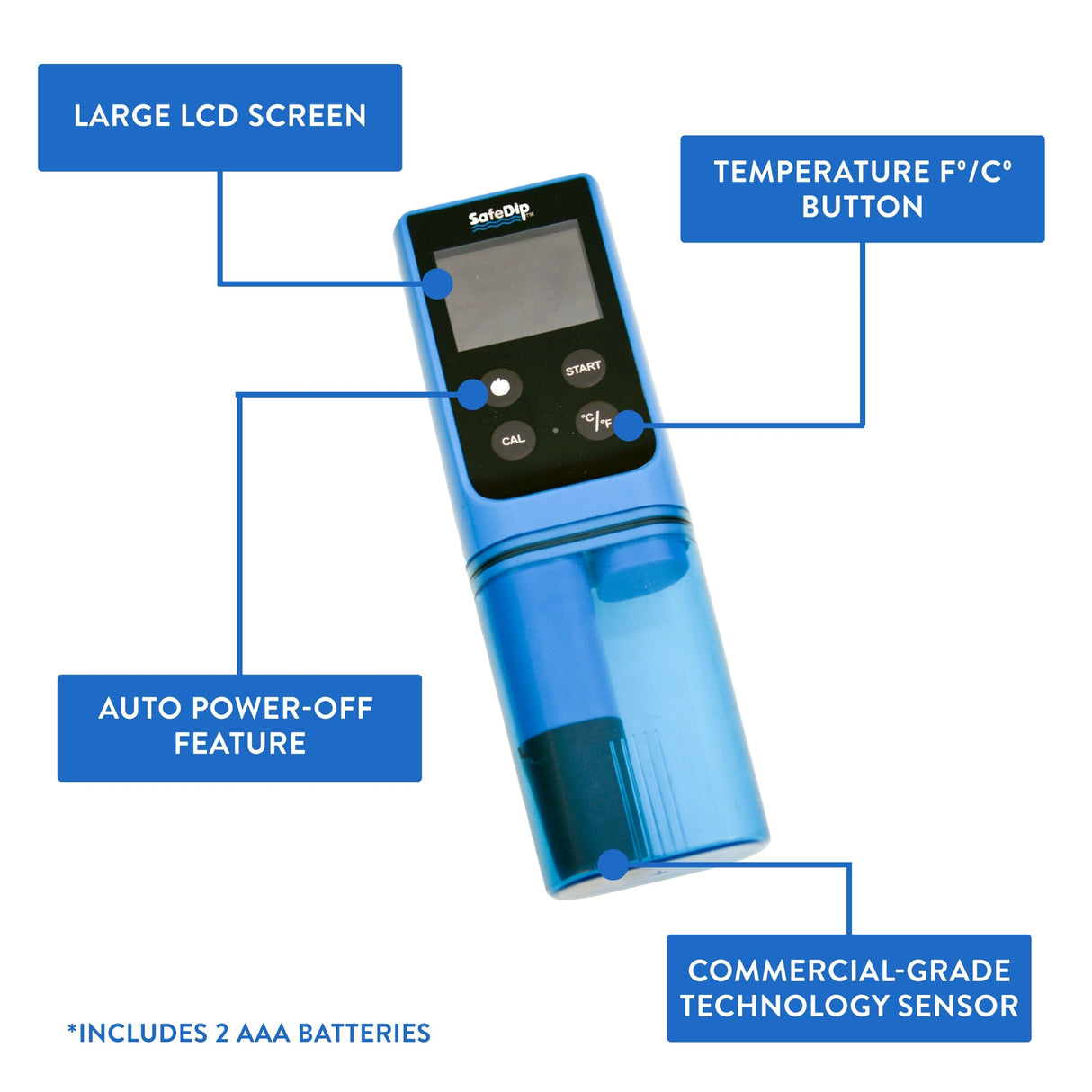 Solaxx SAFEDIP 6-in-1 Saltwater Electronic Water Tester