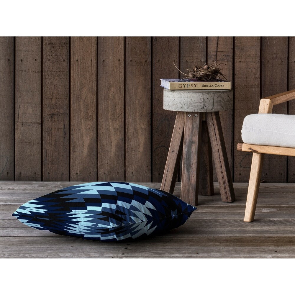 SAN PEDRO INDIGO Floor Pillow By Kavka Designs