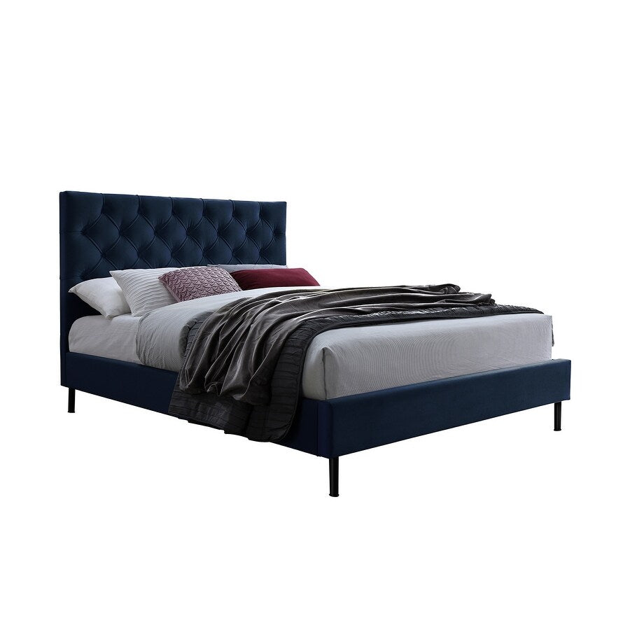 Silver Orchid Fougez Queen Bed
