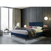 Silver Orchid Fougez Queen Bed