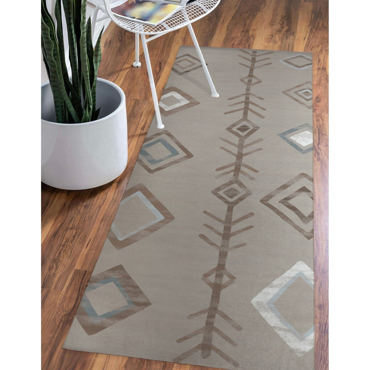 SCATTERED GEMS SEPIA Area Rug By Kavka Designs