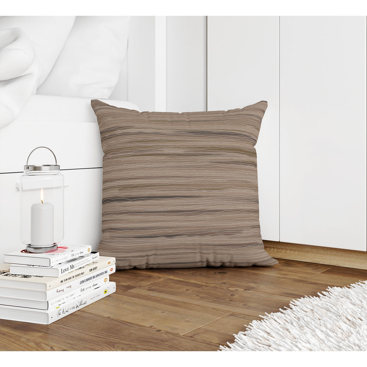 SEDIMENT BROWN Accent Pillow By Kavka Designs