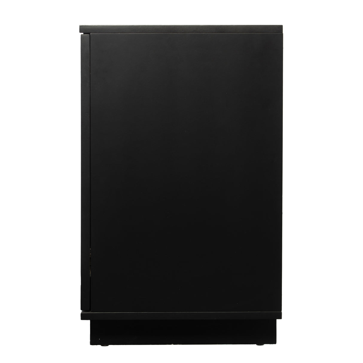 SEI Furniture Delauro Color Changing Electric Fireplace Media TV Stand with Storage