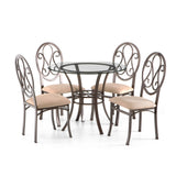 SEI Furniture Lucianna 5-Piece Dining Set