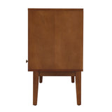 SEI Furniture Mid-century Modern TV Stand Media Console for TV's up to 68"