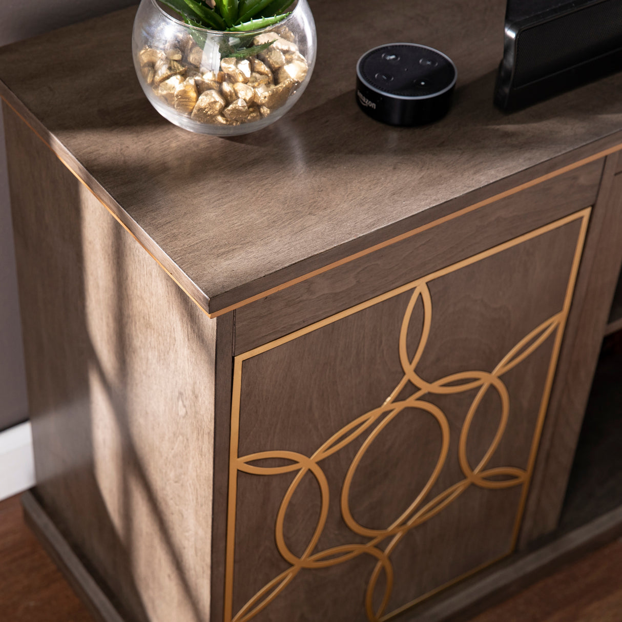 SEI Furniture Yardlynn Media TV Stand w/ Storage