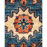 One of a Kind Hand Knotted Traditional Tribal Traditional Area Rug - 10' 0" X 7' 11"