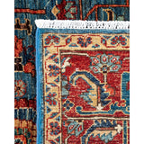 One of a Kind Hand Knotted Traditional Tribal Traditional Area Rug - 7' 0" X 5' 0"