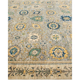 One of a Kind Hand Knotted Traditional Tribal Traditional Area Rug - 8' 4" X 8' 4"