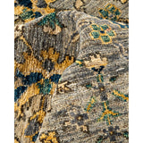 One of a Kind Hand Knotted Traditional Tribal Traditional Area Rug - 8' 4" X 8' 4"