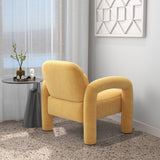 SEYNAR Mid-Century Modern Velvet Upholstered Accent Chair for Living Room