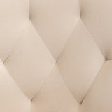SEYNAR Modern Dining Chairs Set of 6, Velvet Accent Chair Tufted Back Armless Chair with Back Pull