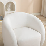 SEYNAR Modern Glam Upholstered 360 Degree Swivel Accent Armchair